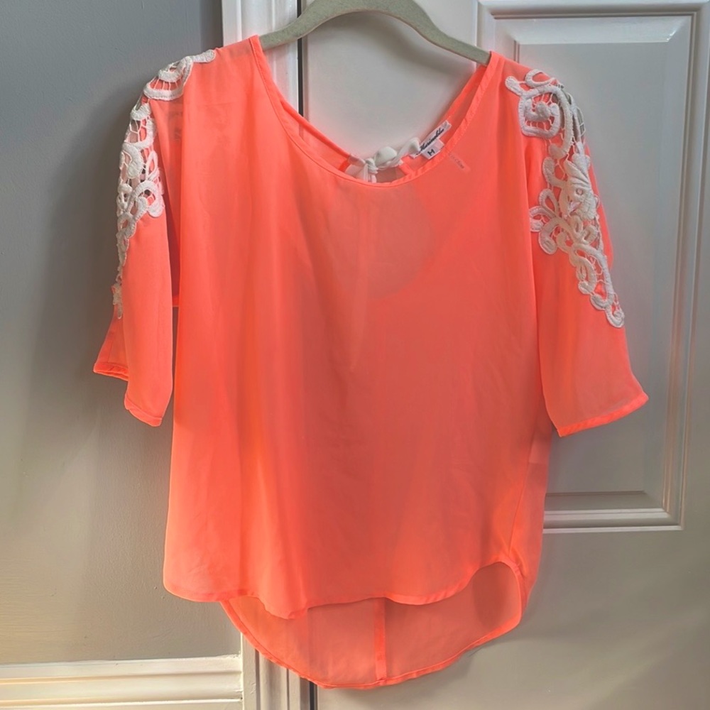 Light Bright Pink Summer Top